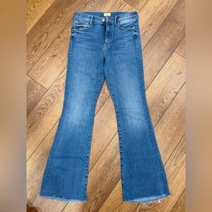 MOTHER Blue Flare & Wide Leg Jeans